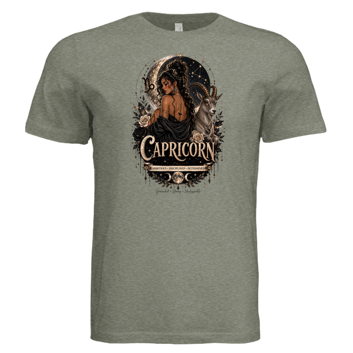 Military Green Triblend - 3413C - FRONT