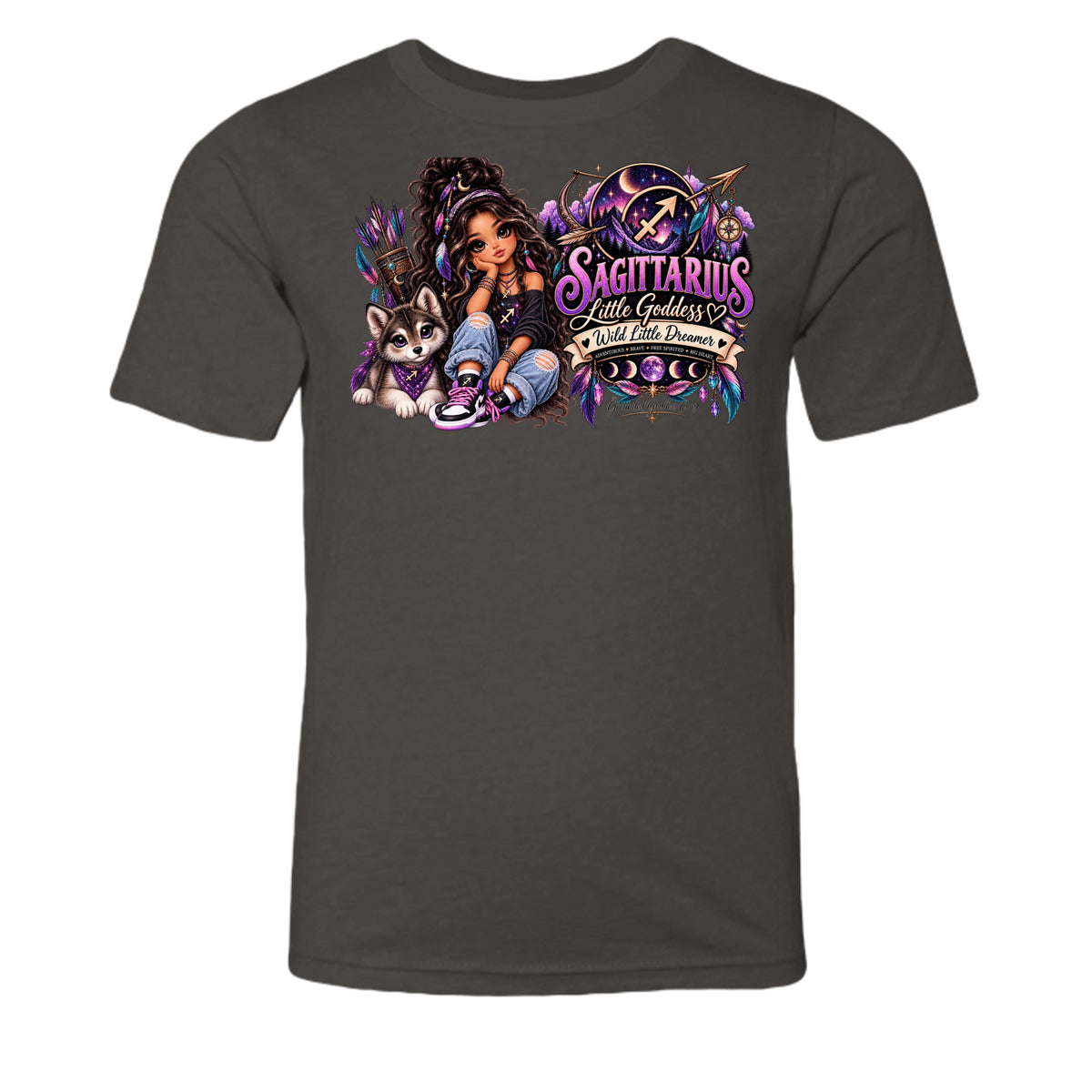 Black Heather - 3001YCVC - FRONT
