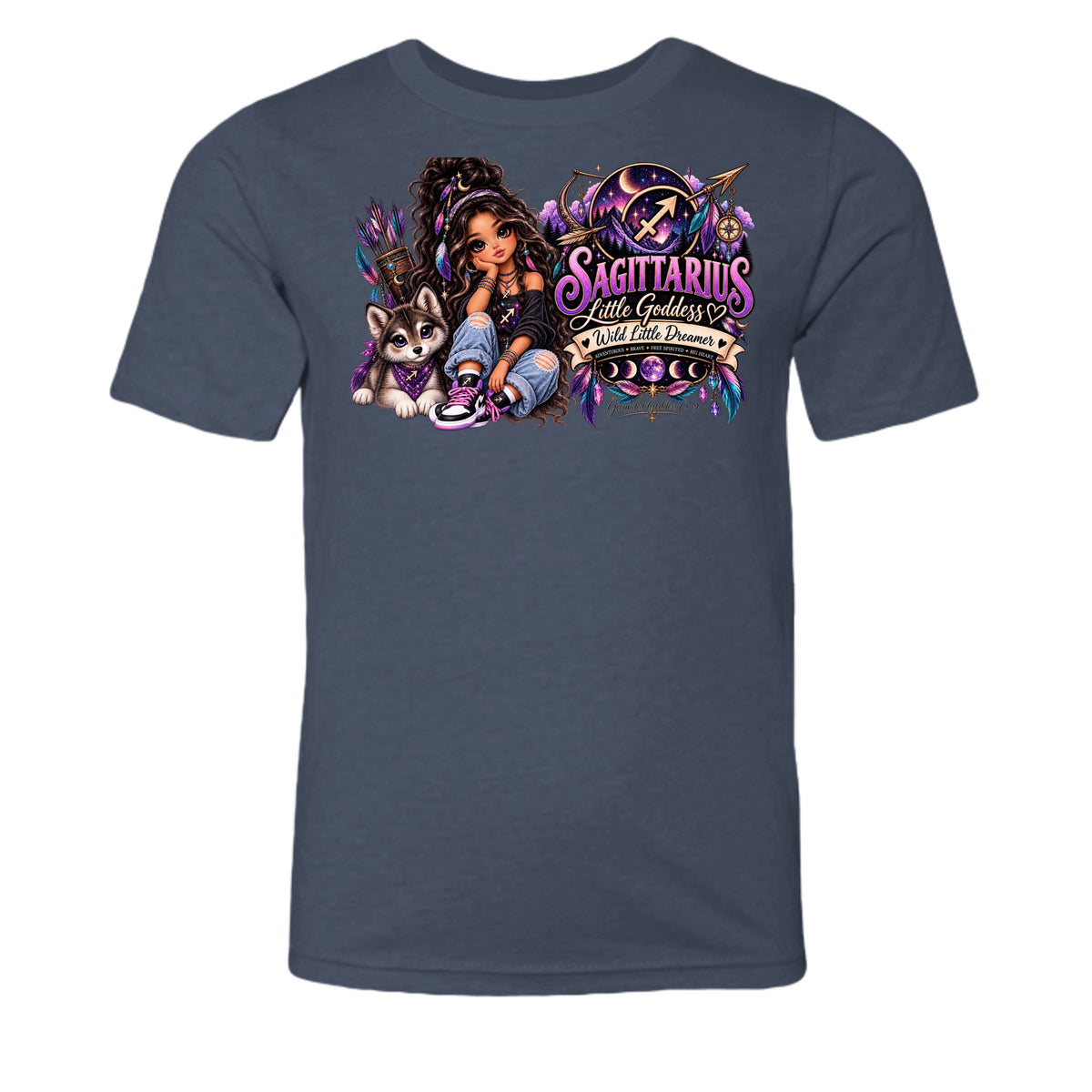 Heather Navy - 3001YCVC - FRONT