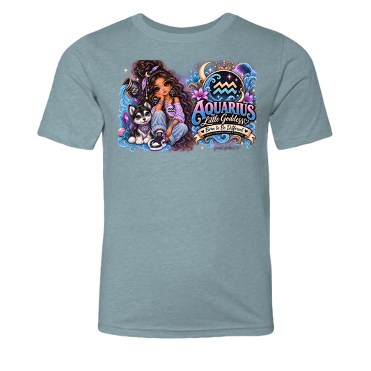 Heather Blue Lagoon - 3001YCVC - FRONT