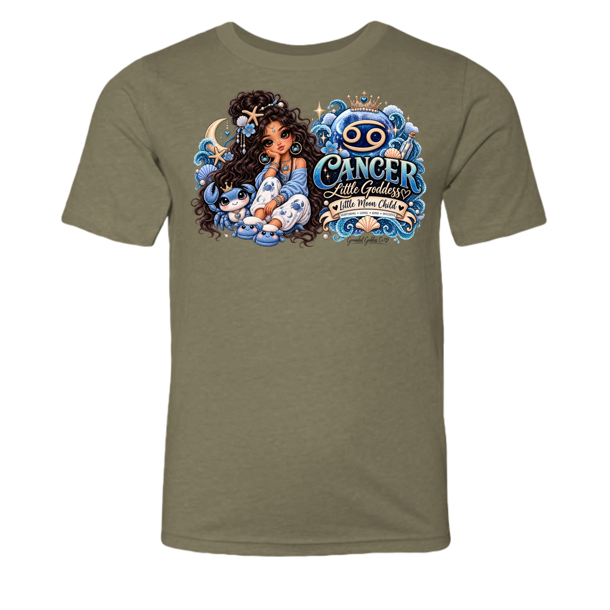 Heather Olive - 3001YCVC - FRONT