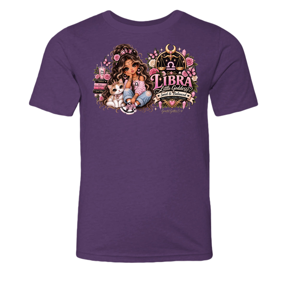 Heather Team Purple - 3001YCVC - FRONT