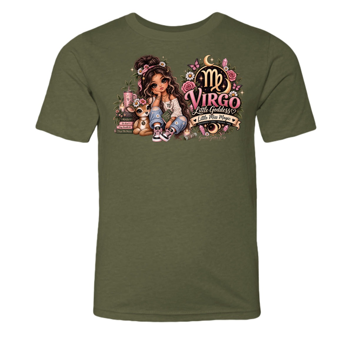 Heather Military Green - 3001YCVC - FRONT
